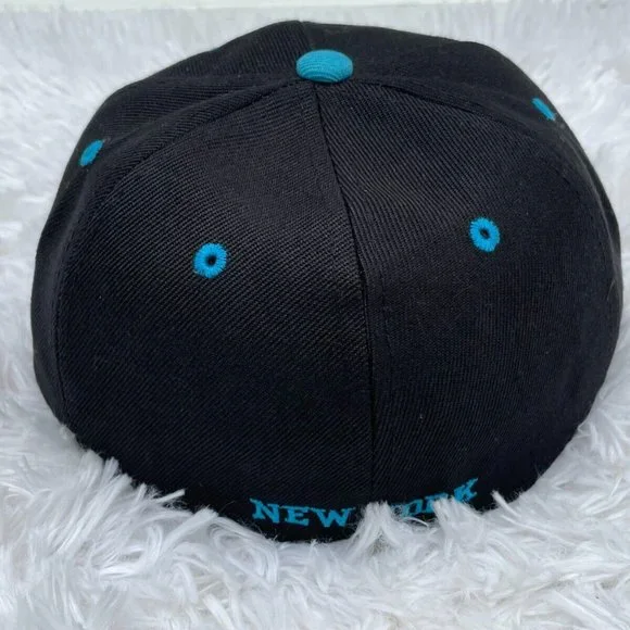 New York Men Hat NY Cap Baseball Hat BlackBlue Sport Hat Size 56cm 6.75 - Picture 5 of 9